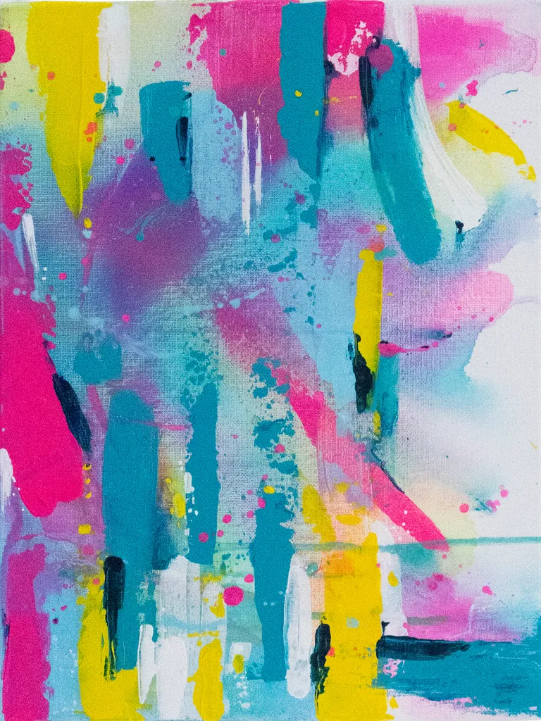 Abstrakt | Abstrakte Acrylkunst auf Leinwand