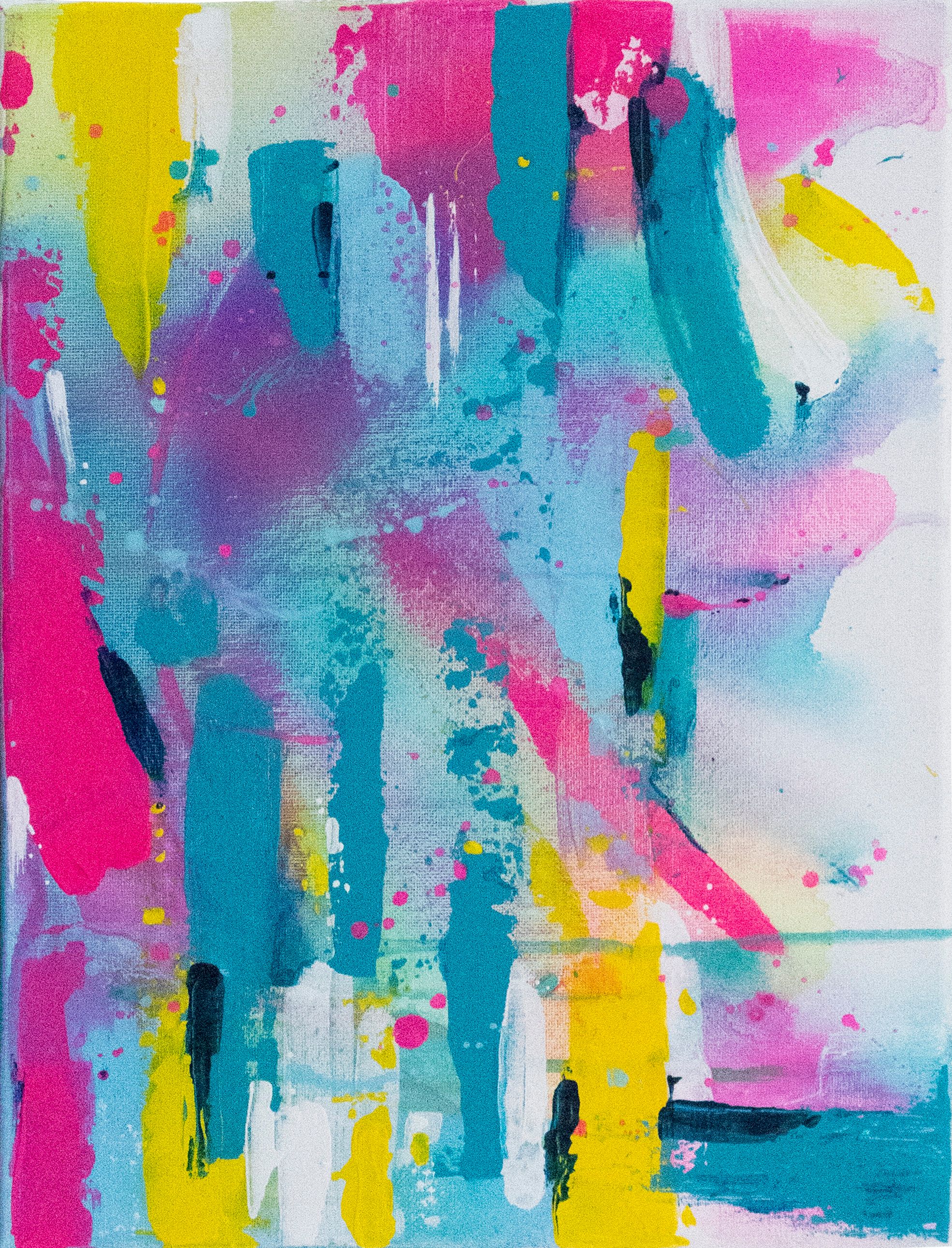 Abstrakt | Abstrakte Acrylkunst auf Leinwand