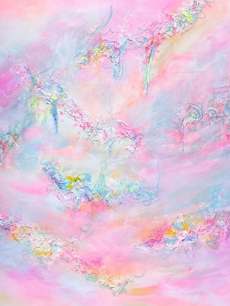 Kosmos | Abstrakte Acrylkunst auf Leinwand