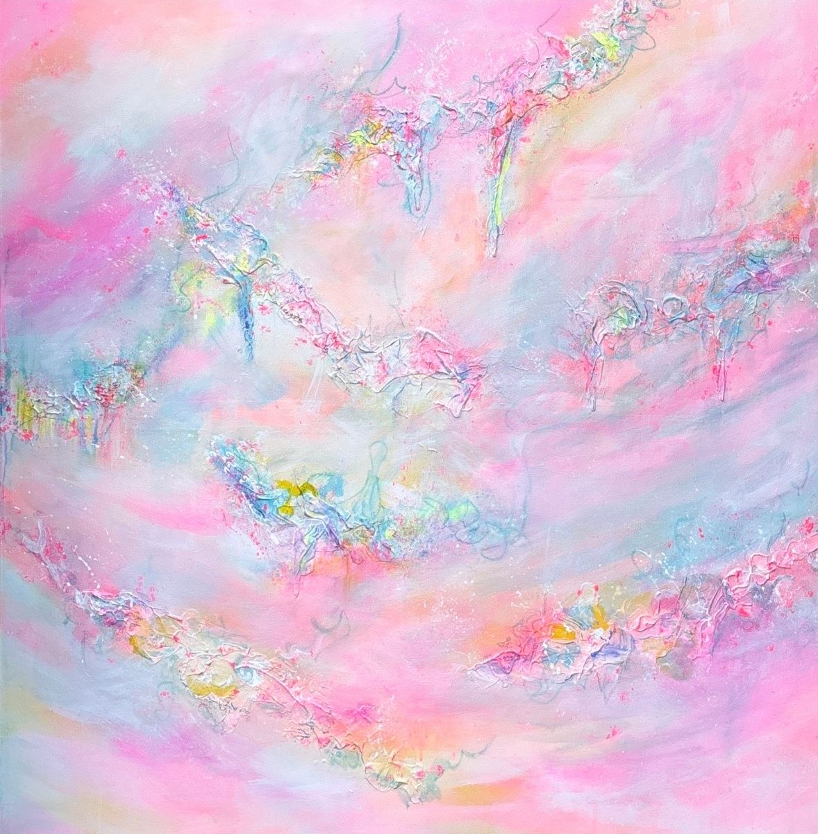Kosmos | Abstrakte Acrylkunst auf Leinwand