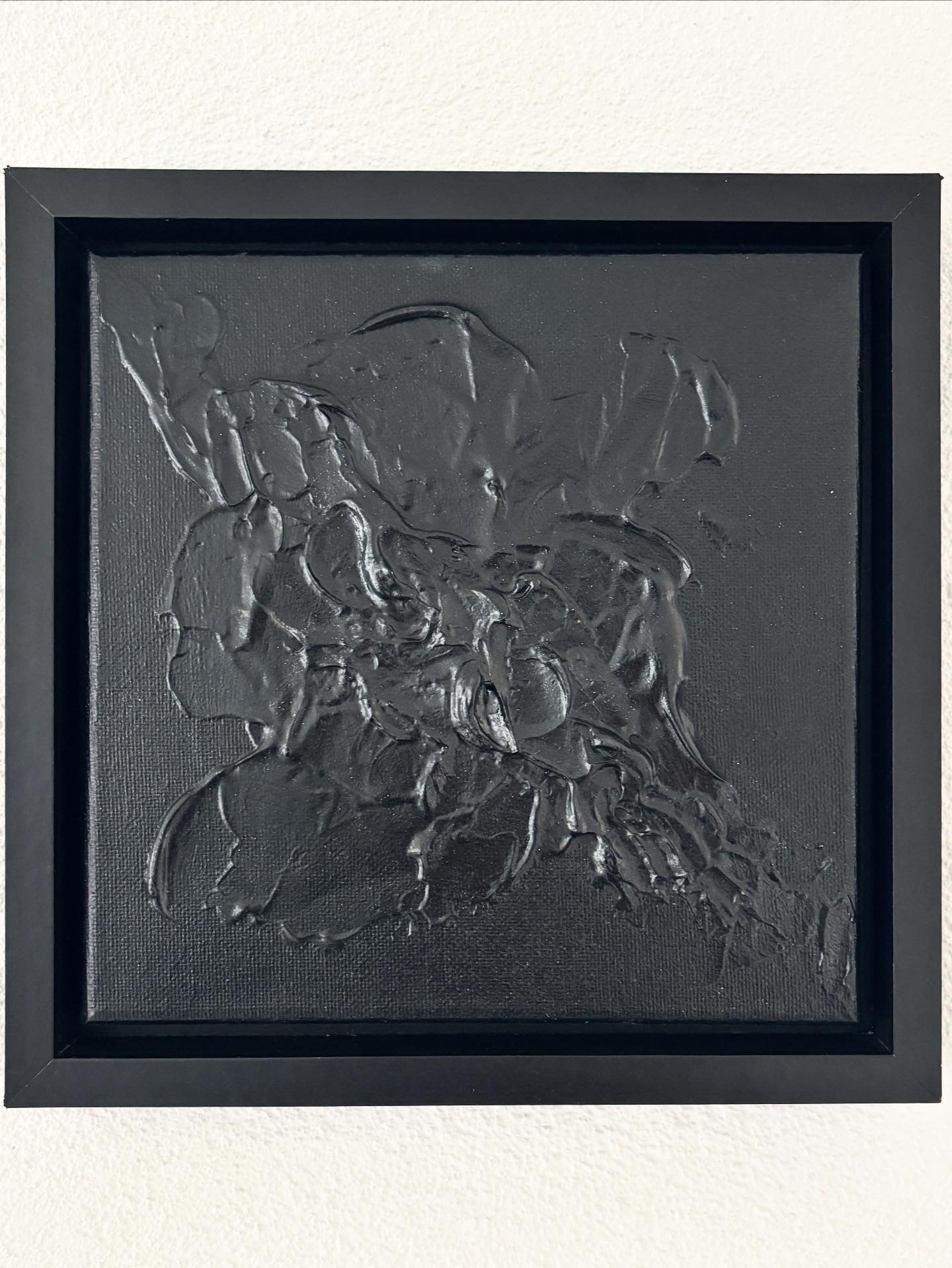 Simply Black I | Schwarzes Acrylbild